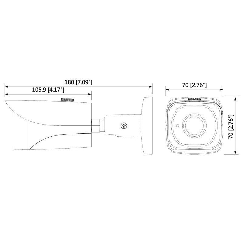 IPC-HFW4631EP-SE-0280B 6 Mpx kompaktní IP kamera