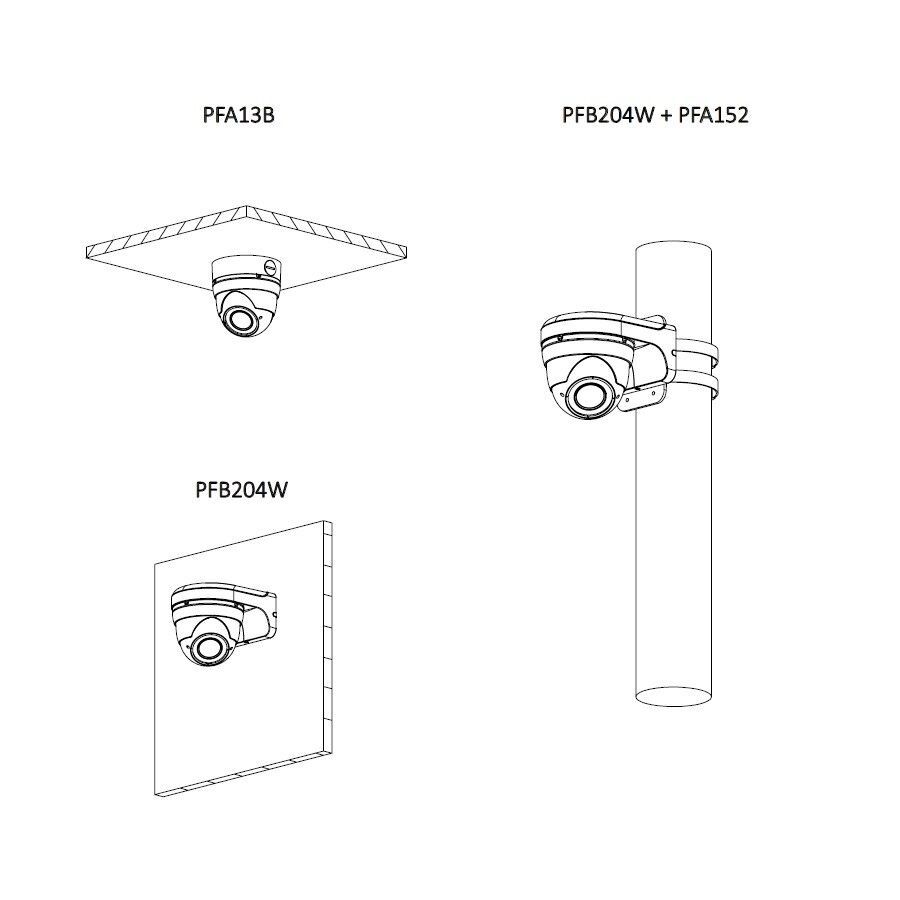 HAC-HDW1200RP-VF-30m-27135-S3A 2 Mpx dome kamera