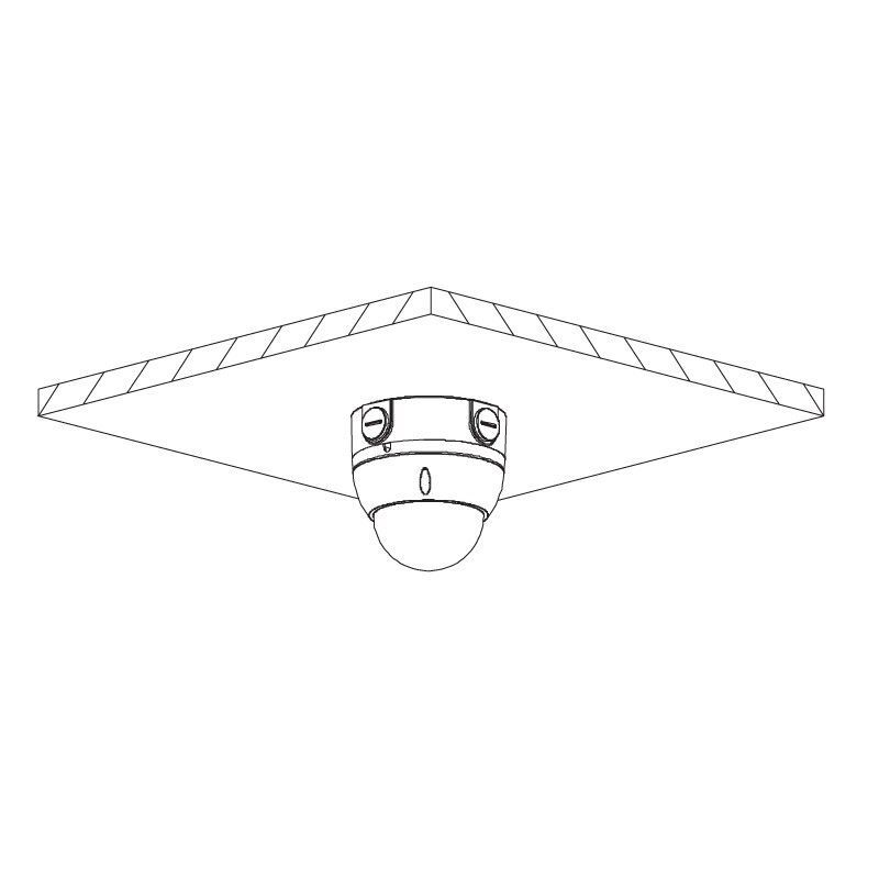 IPC-HDBW1230EP-0360B dome IP kamera