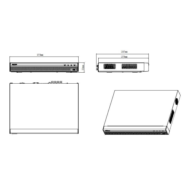 XVR5216AN-4KL-X pentabridní videorekordér 16kanálový