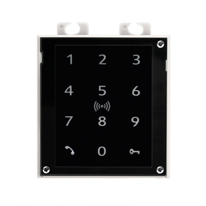 2N IP Verso, rozšiřující modul dotykové klávesnice a čtečky RFID 13,56 MHz+125 kHz, NFC, UID+PACS ID