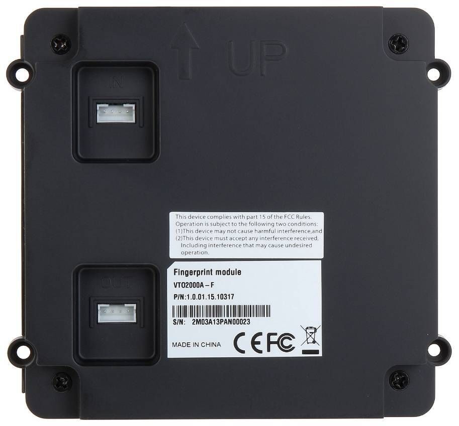 VTO2000A-F IP čtečka otisků prstů