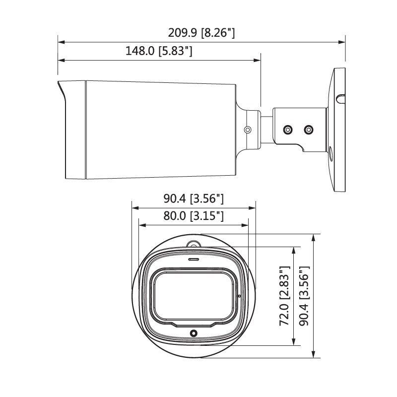 Dahua HAC-HFW1400RP-Z-IRE6-2712-S2 kompaktní HDCVI kamera