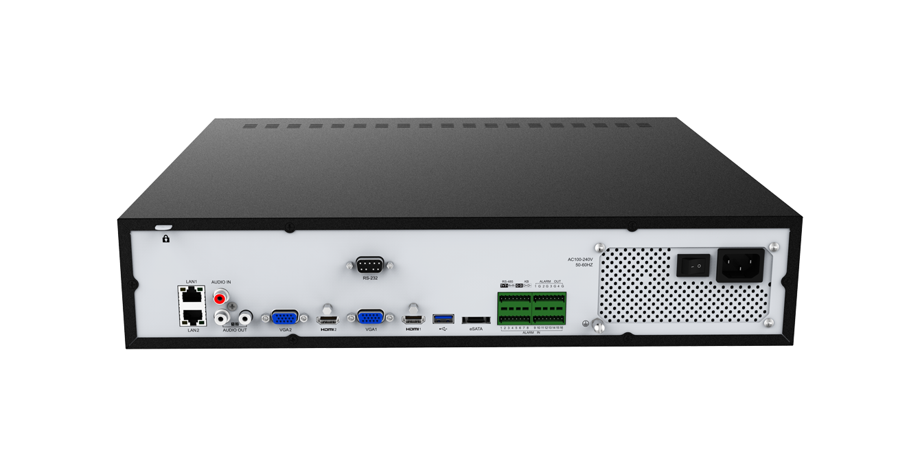 MS-N8064-G UHD 8MP(4K), 64 kanál NVR Pro, bez PoE, ALARM