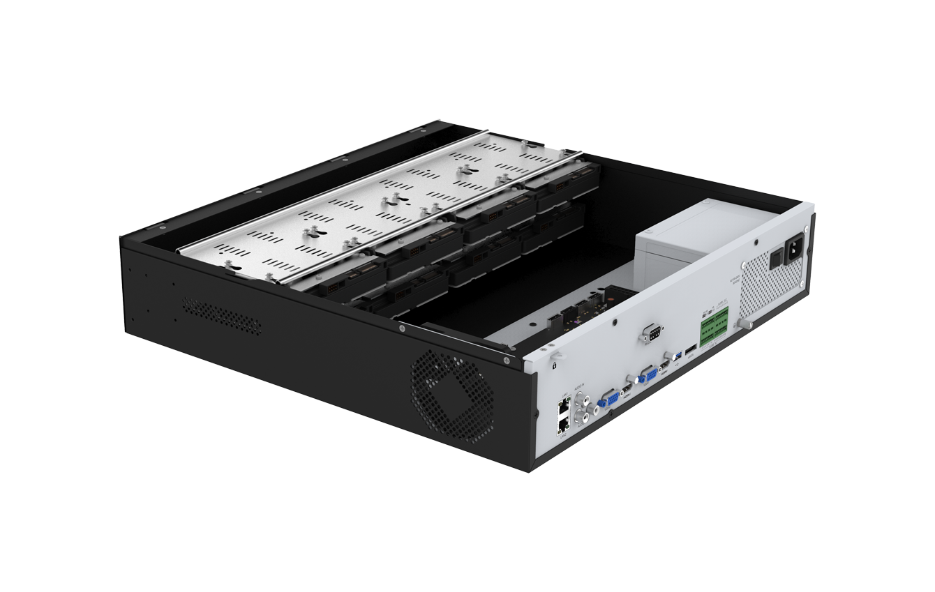 MS-N8064-G UHD 8MP(4K), 64 kanál NVR Pro, bez PoE, ALARM