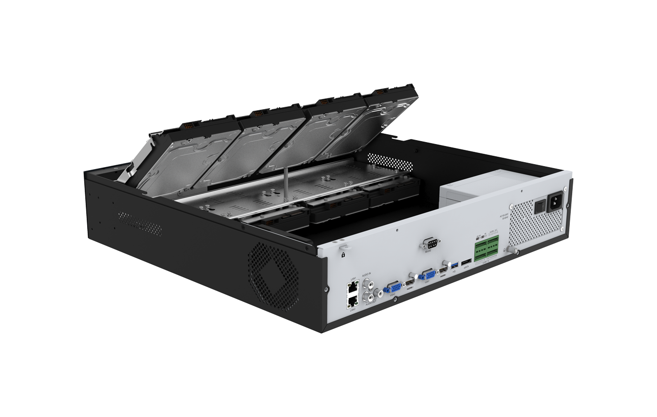 MS-N8064-G UHD 8MP(4K), 64 kanál NVR Pro, bez PoE, ALARM