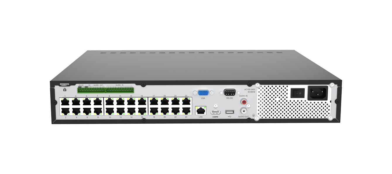 MS-N7016-PG UHD 8MP(4K), 16 kanál NVR Pro, 16x PoE,