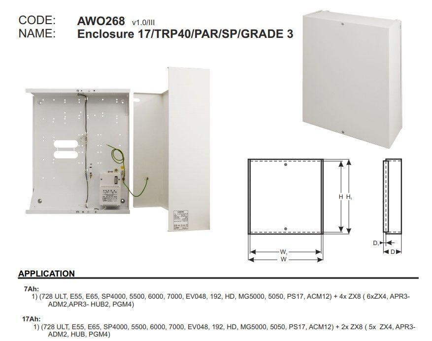 AWO268 box 17/TRP40/PAR/SP/GRADE 3