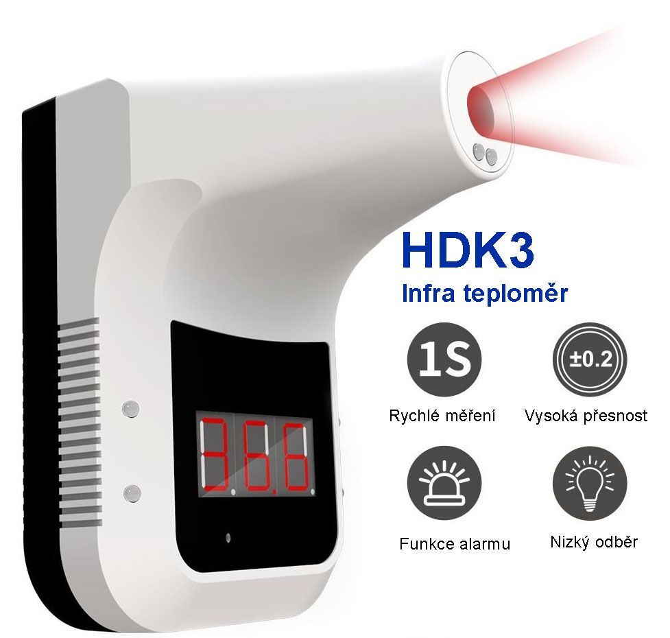 HDK3 Infra teploměr tělesné teploty