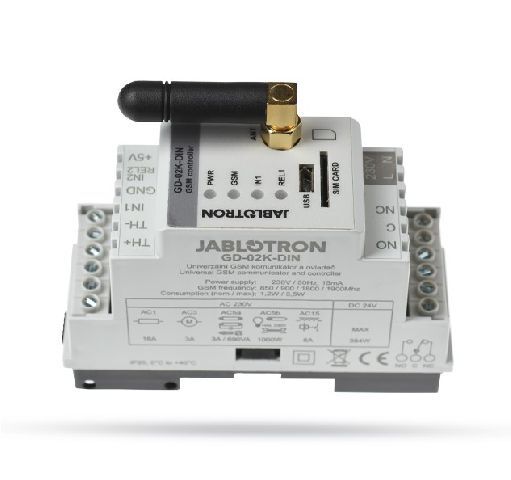 GD-02K-DIN Univerzální GSM komunikátor a ovladač