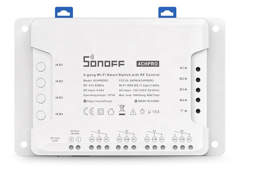Sonoff 4CH Pro R3 4 Kanálový WiFI Spínač