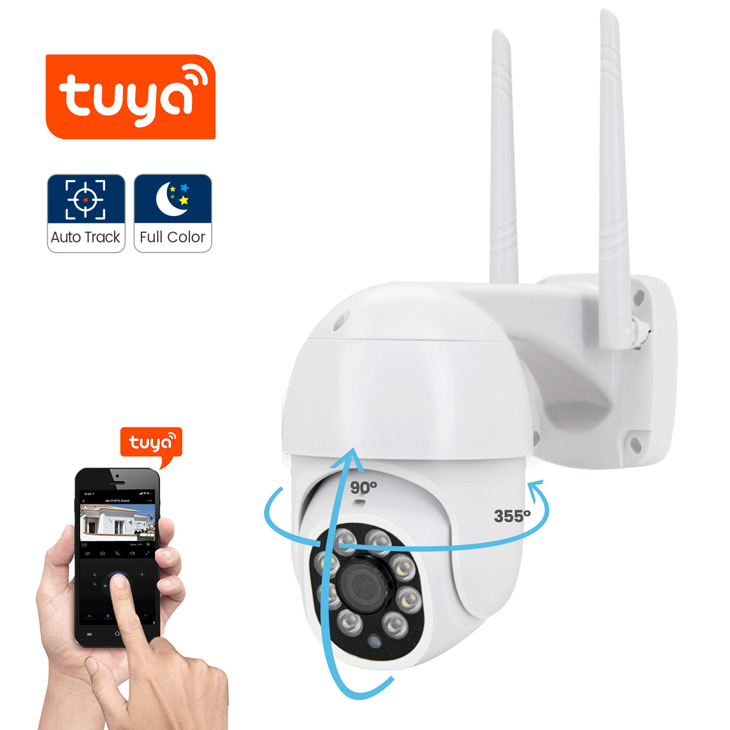 HDTV964H-4MP Tuya Smart PT Camera 4MP WiFi