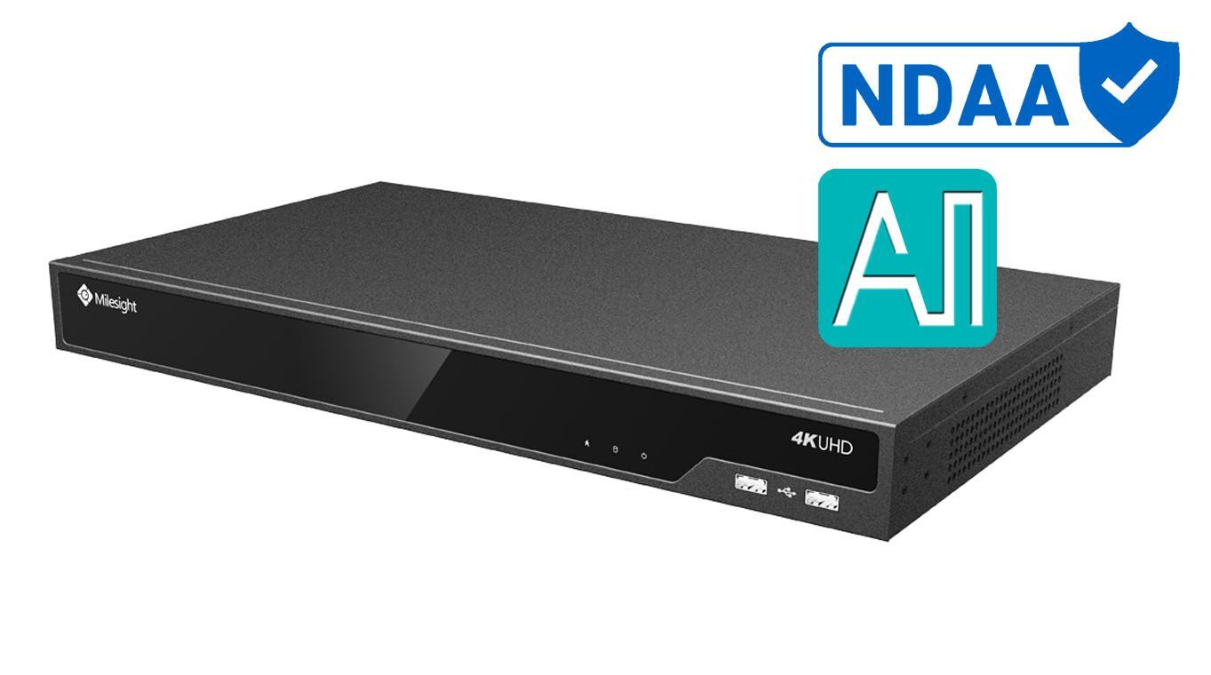 MS-N5016-NE NDAA UHD 8MP(4K), 160Mbps 16 kanál NVR, bez PoE