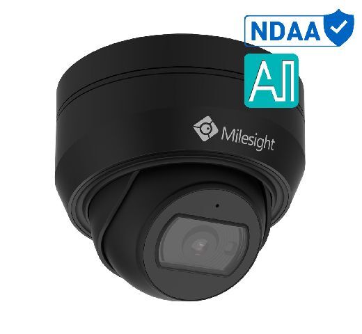 MS-C8175-PD/J/B NDAA 2.8mm 8Mp /30fps DOME kamera, základna, BLACK