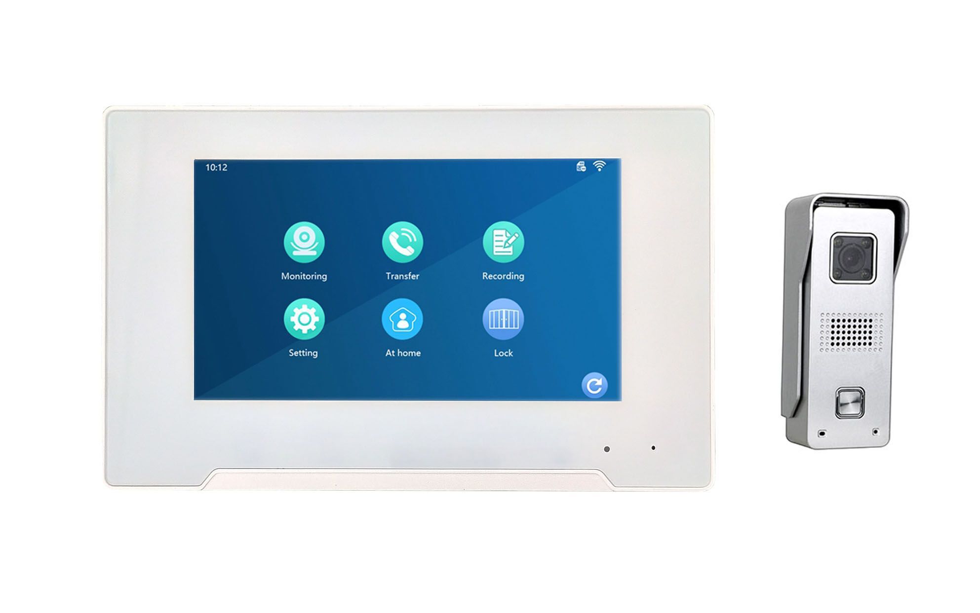 HD172FHP+HR593FHF WiFi Tuya 4 drat sada videotelefonu