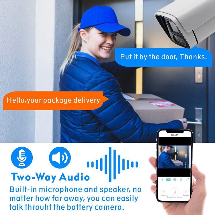 HDOW202 Tuya Smart Camera 2MP WiFi,Google Alexa