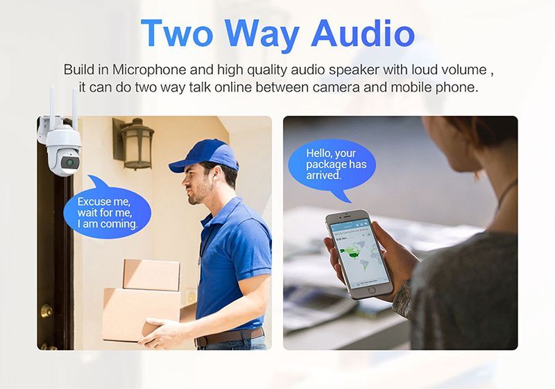 HDSDO221DL-TH Tuya Smart PTZ Camera 2MP WiFi, SD32GB