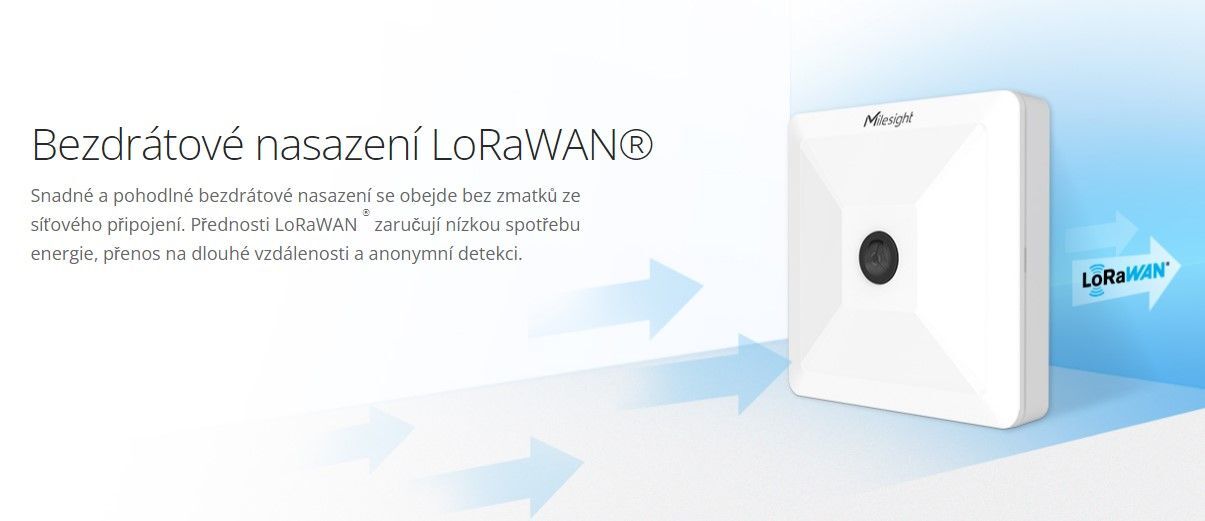 VS121-868M AI snímač obsazenosti osob, LoRaWAN