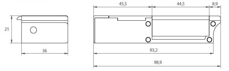 OC-7R0400L Elektrický zámek