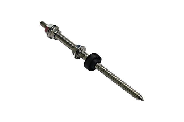 Kombi šroub s dvojitým závitem pro montáž fotovoltaiky Velikost: M10x250mm