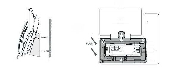 Yealink držák na zeď pro Yealink T58V/T58A/T53/T53W/T54W/T57W
