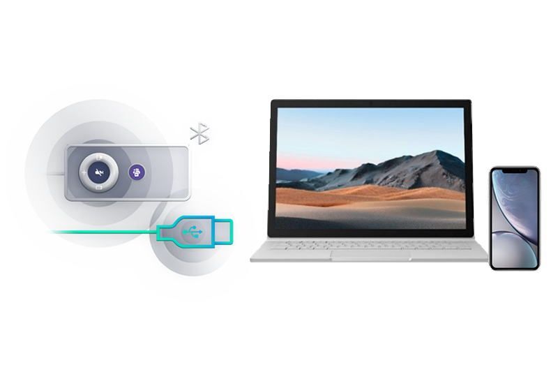 Yealink UH38 Dual náhlavní souprava na obě uši s USB-C konektorem