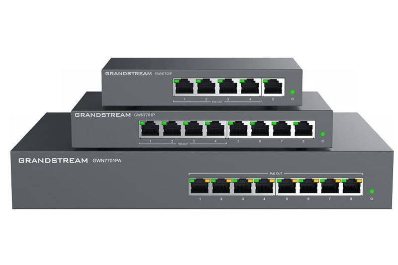 Grandstream GWN7701P Unmanaged Network Switch 8 portů / 4 PoE out