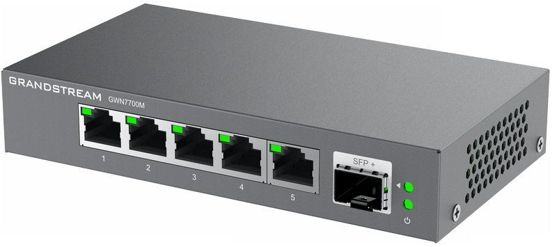 Grandstream GWN7700M Unmanaged Network Switch 5 2,5Gb portů / 1 SFP+