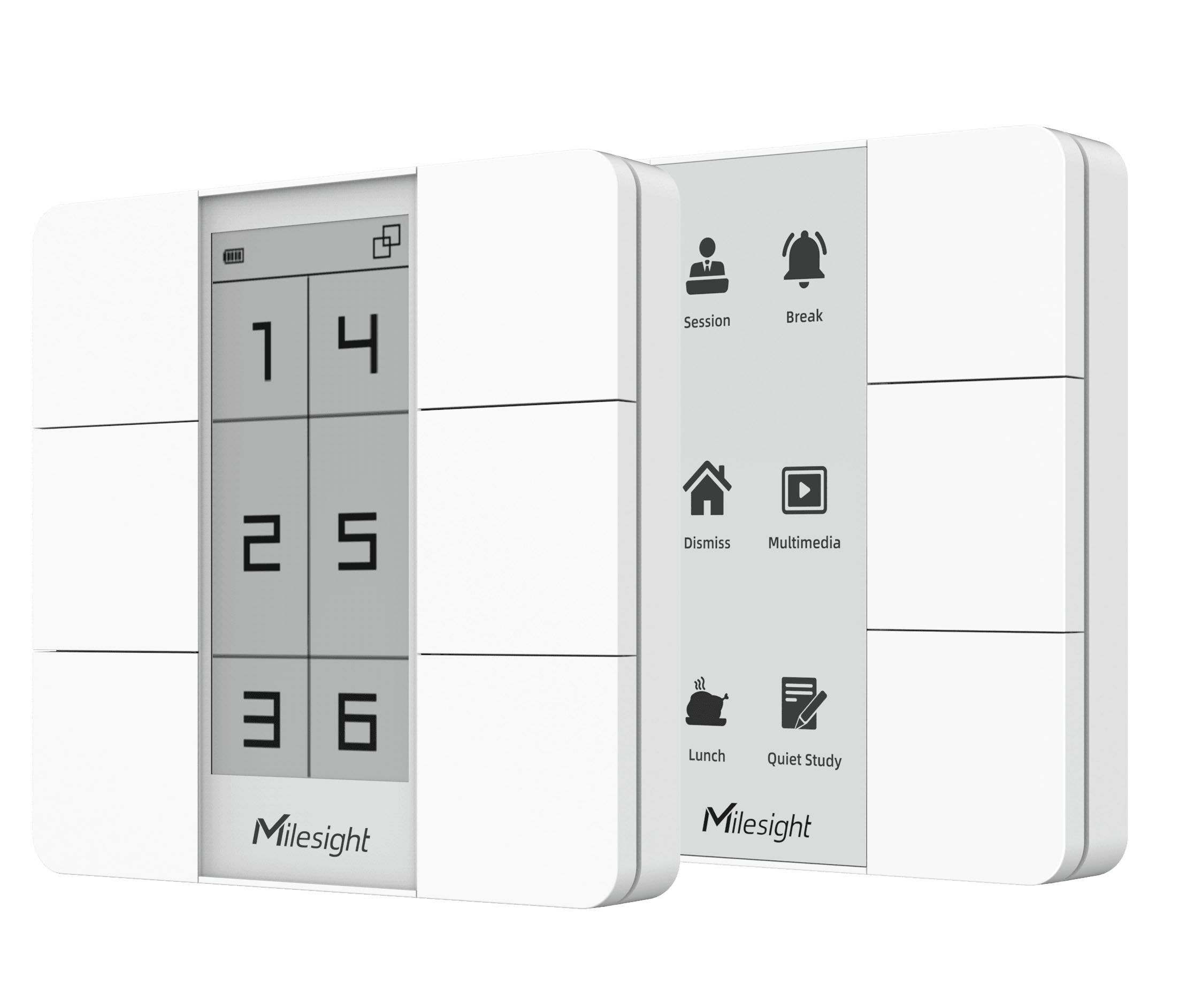 WS136-868M Ovládácí panel, 6 tlačítek, 2x590mAh, NFC, IP30