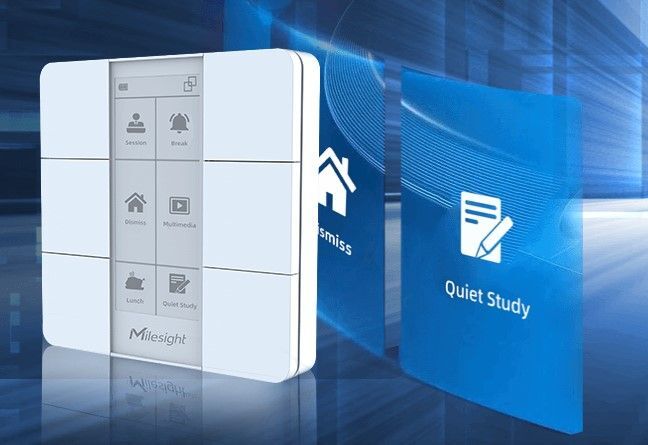 WS136-868M Ovládácí panel, 6 tlačítek, 2x590mAh, NFC, IP30