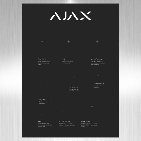 Prezentační stojan na stěnu AJAX_S - bez maket