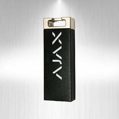 Mini USB flash disk 2.0 / 16Gb s logem AJAX_černý