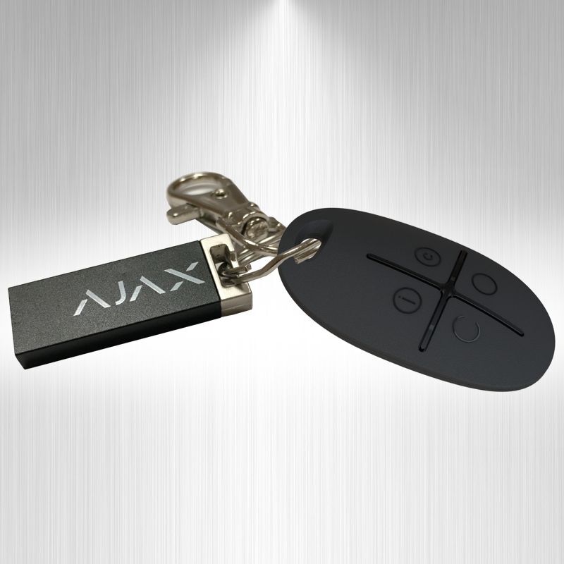 Mini USB flash disk 2.0 / 16Gb s logem AJAX_černý