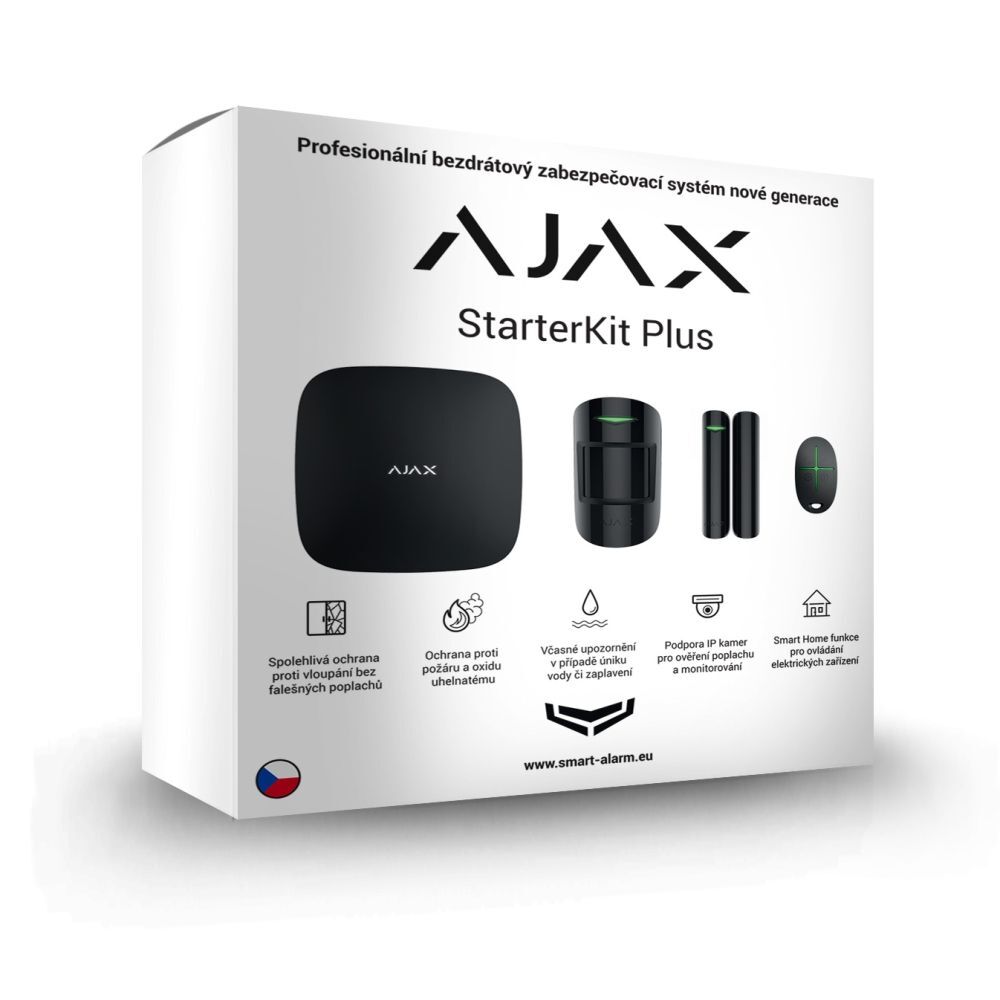 SET Ajax StarterKit Plus 12V black (20289_12V)