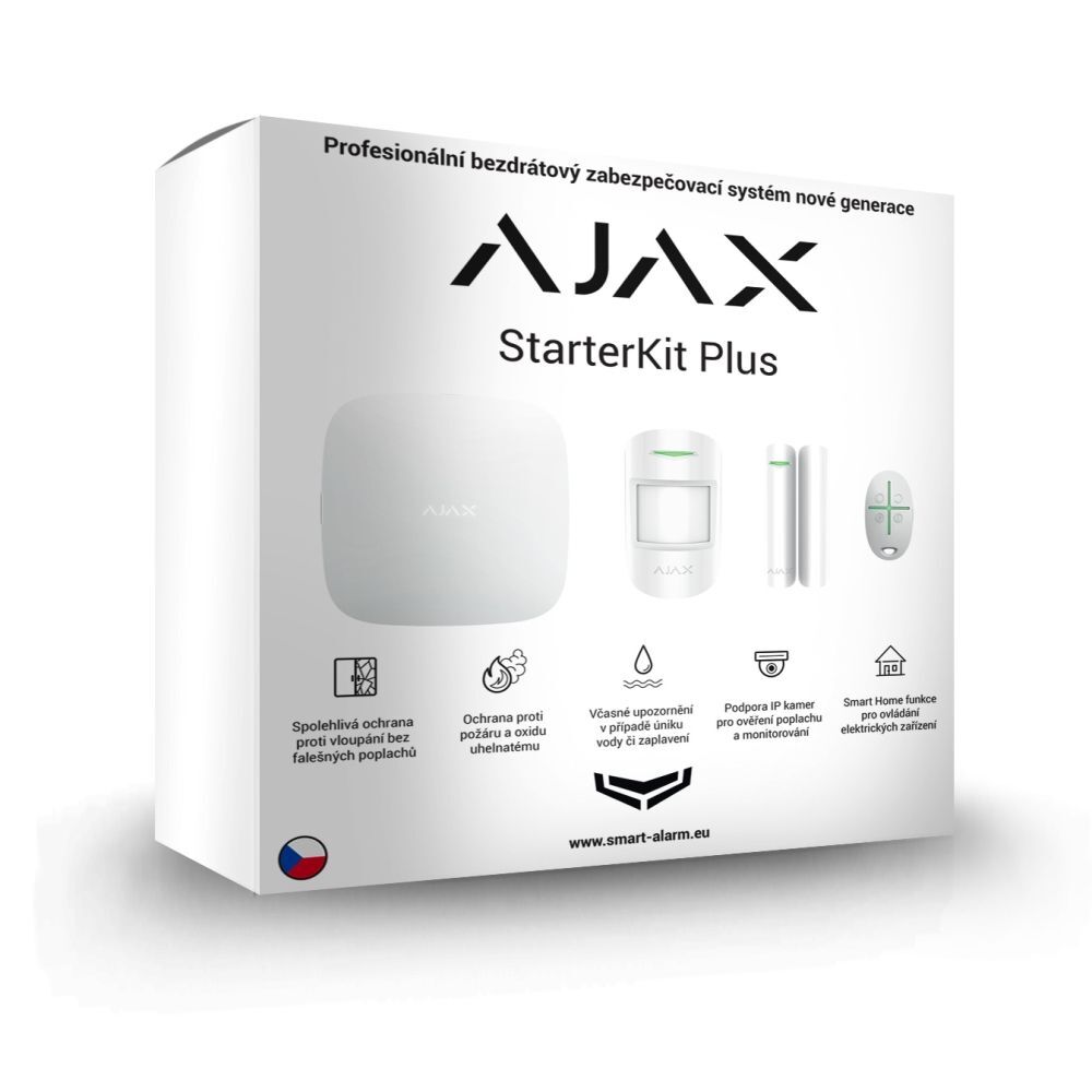 SET Ajax StarterKit Plus 12V white (20290_12V)