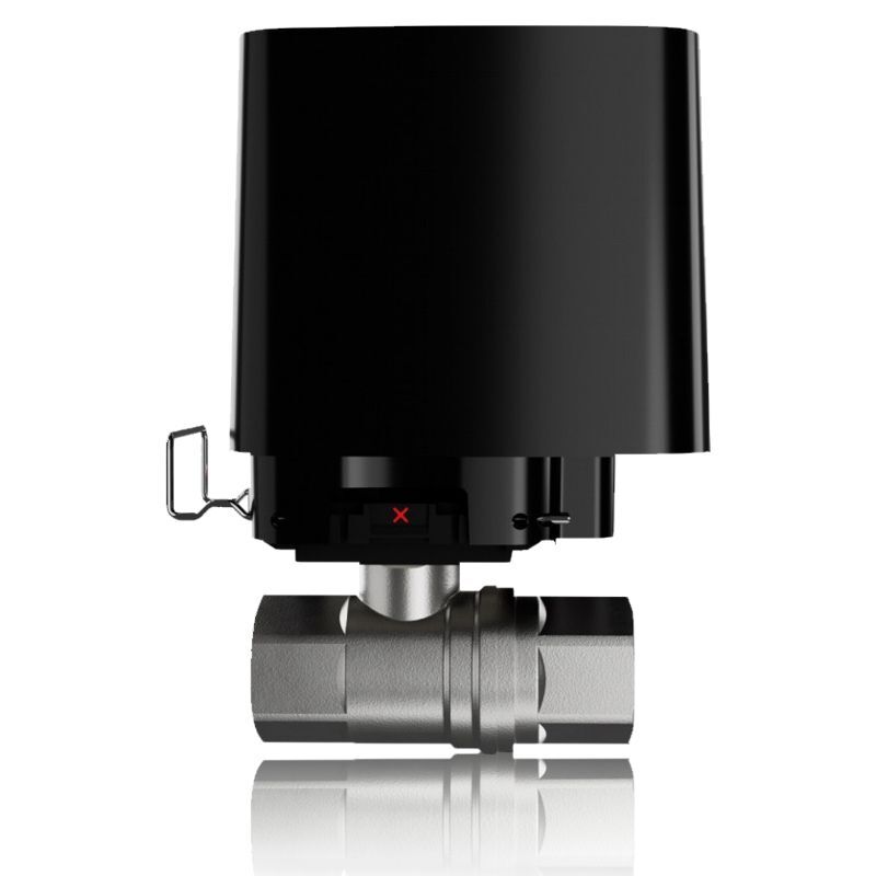 Ajax WaterStop [3/4] ASP black (52268) - Dálkově ovládaný uzavírací ventil vody (3/4“)