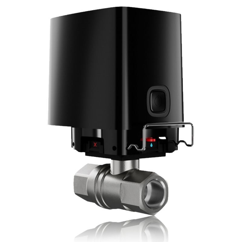 Ajax WaterStop [3/4] ASP black (52268) - Dálkově ovládaný uzavírací ventil vody (3/4“)