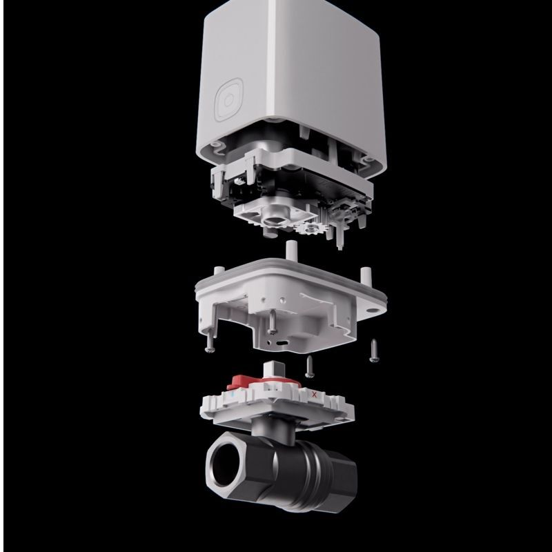 Ajax WaterStop [3/4] ASP black (52268) - Dálkově ovládaný uzavírací ventil vody (3/4“)