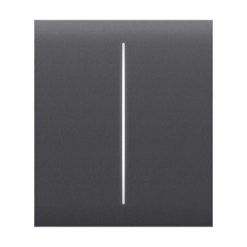 Ajax CenterButton (2-gang) graphite (46028) - Středové tlačítko (spínač řazení 5)