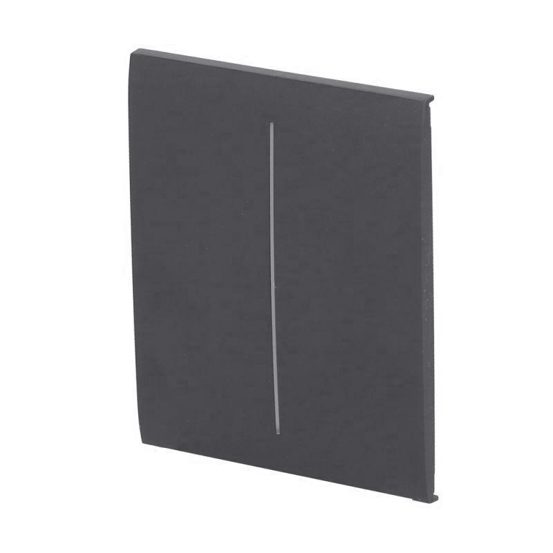 Ajax CenterButton (2-gang) graphite (46028) - Středové tlačítko (spínač řazení 5)