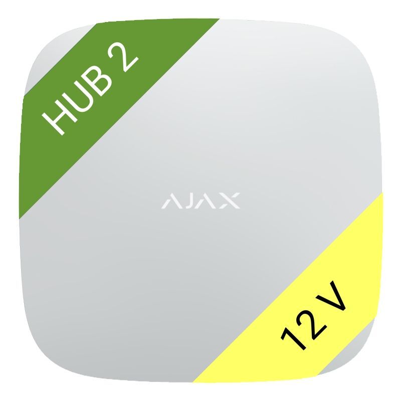 Ajax Hub 2 12V white (14910_12V)