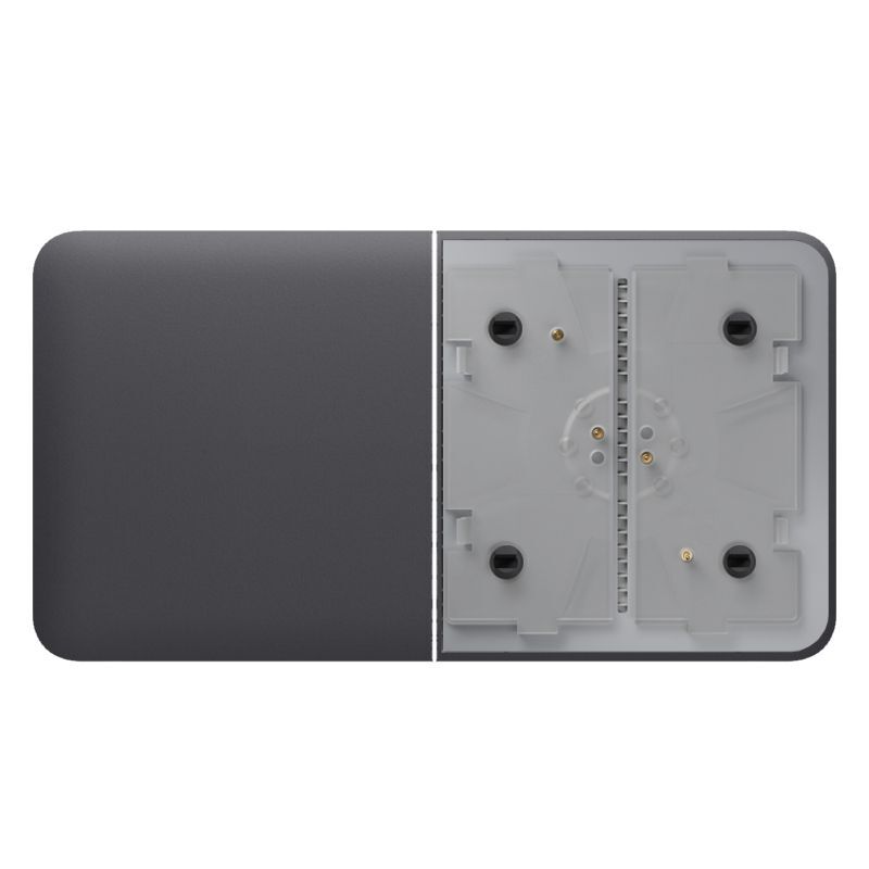 Ajax SideButton (1-gang/2-way) graphite (46004) - Boční tlačítko (spínač řazení 1, 6)