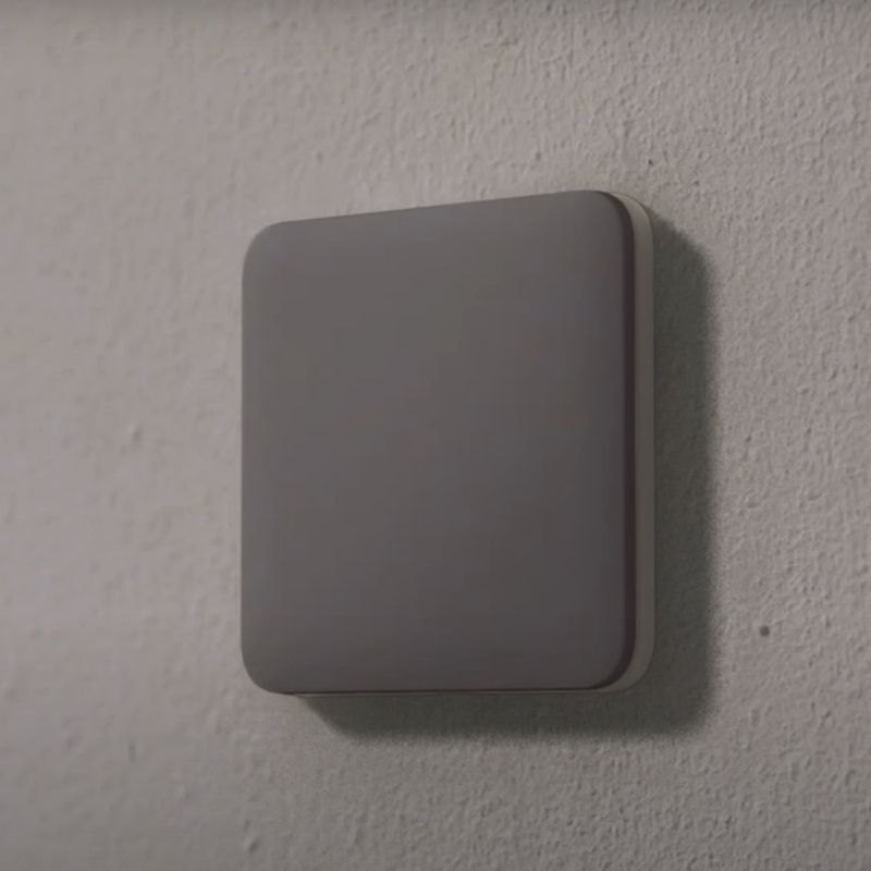 Ajax SoloButton (1-gang/2-way) grey (45999) -Tlačítko pro LightSwitch (spínač řazení 1,6)