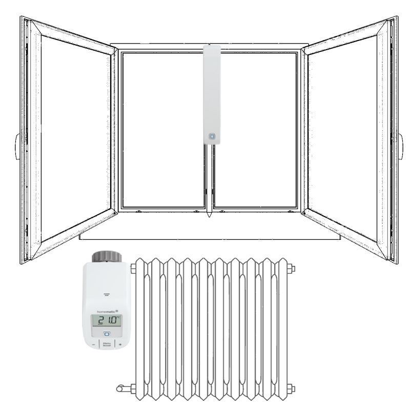 Startovací sada - Regulace vytápění - HmIP-SK9 (EEU)