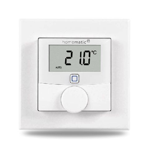Nástěnný termostat se senzorem vlhkosti a spínaným výstupem 230V - HmIP-BWTH