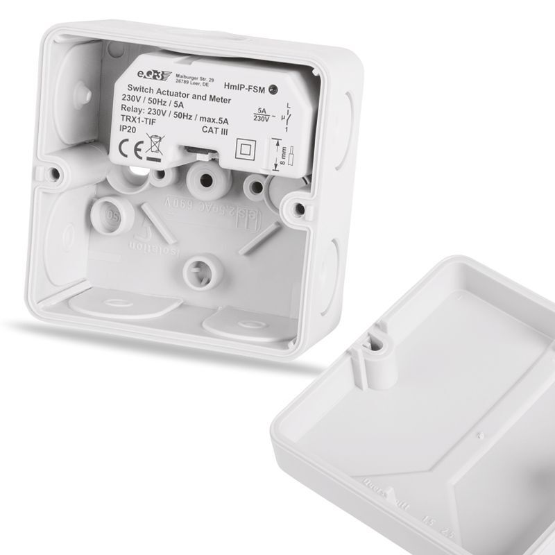 Spínací akční člen s měřením - 5A, skrytá montáž - HmIP-FSM