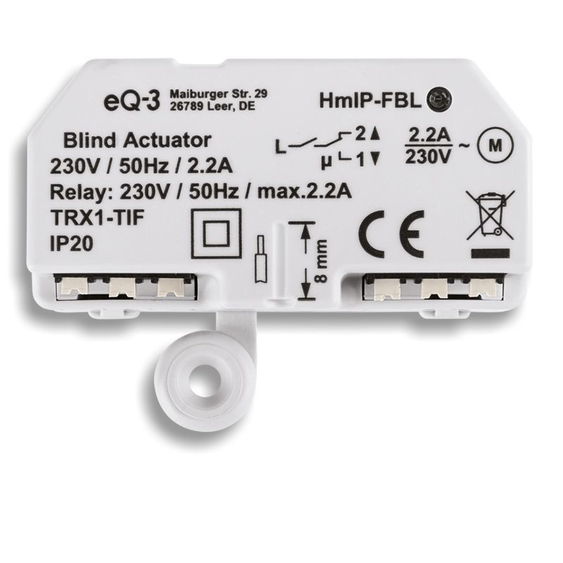 Žaluziový akční člen - skrytá montáž - HmIP-FBL