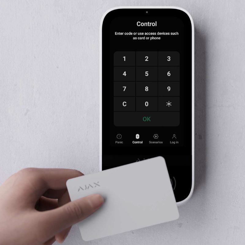 Ajax KeyPad TouchScreen (8EU) black (58454)