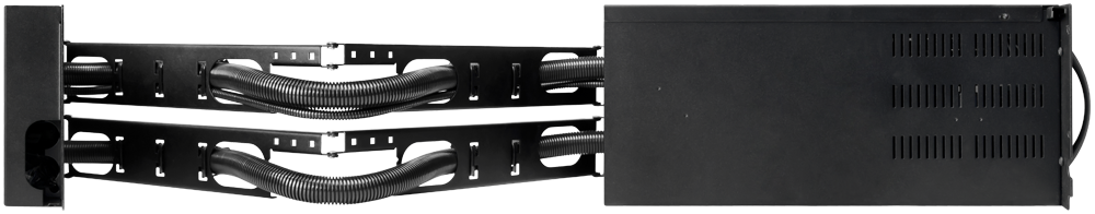 ARAD-S4 Kryt RACK Security 4U/400mm/48 linek/17Ah pro skříně RACK 19″dvojúrovňová