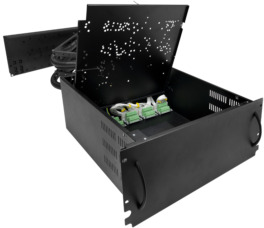 ARAD-S4 Kryt RACK Security 4U/400mm/48 linek/17Ah pro skříně RACK 19″dvojúrovňová